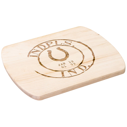 Image of Indianapolis Colts Vintage Stamp Cutting, Charcuterie and Cheese Board