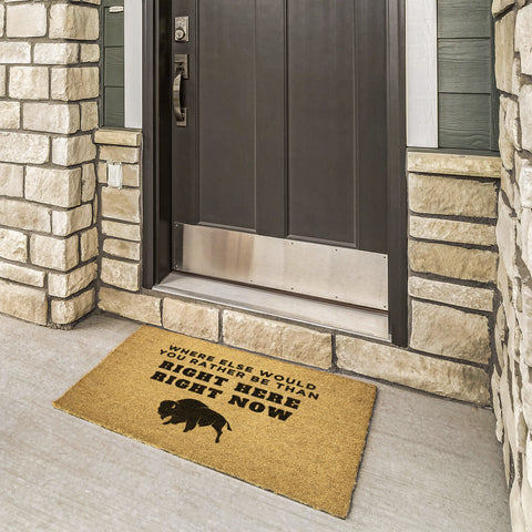 Image of Where Else Would You Rather Be Outdoor Doormat - 4 Sizes - Buffalo Bills, Bills Mafia