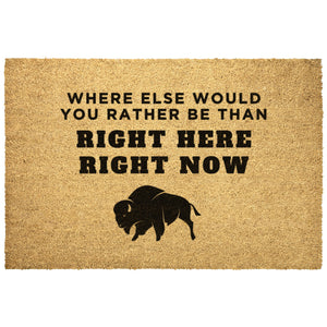Where Else Would You Rather Be Outdoor Doormat - 4 Sizes - Buffalo Bills, Bills Mafia