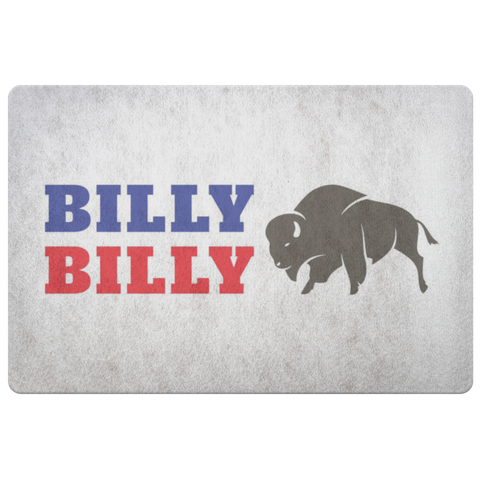 Billy Billy Football Indoor/Outdoor Doormat - Dilly Dilly, Bills Mafia, Buffalo Bills